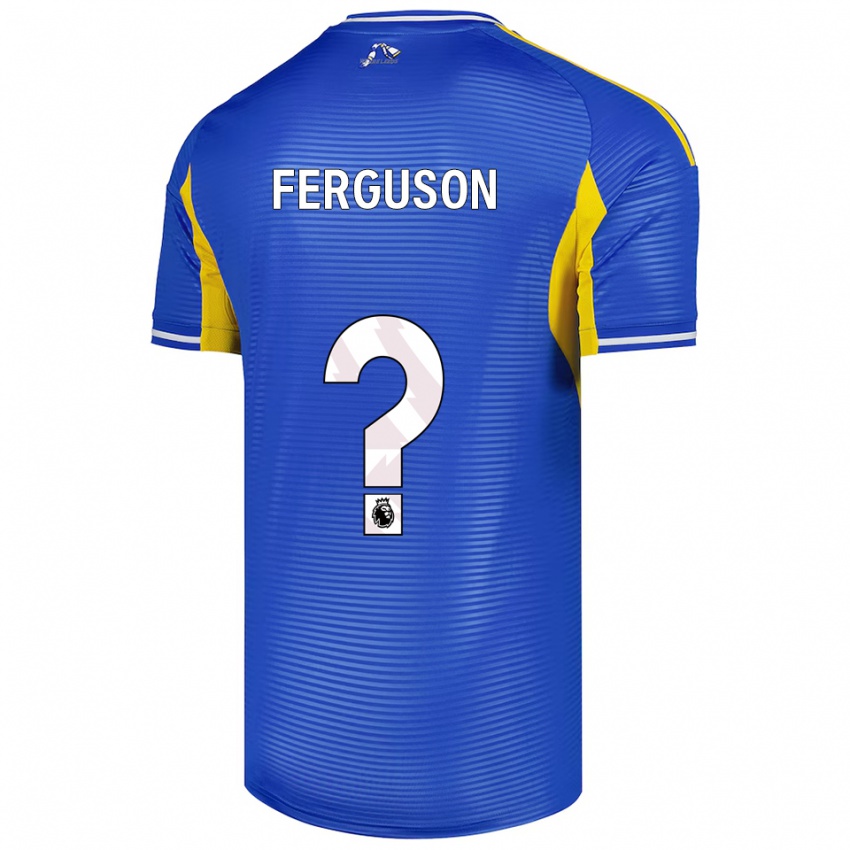 גברים Connor Ferguson #0 כחול צהוב הרחק ג'רזי 2025/26 חולצה קצרה