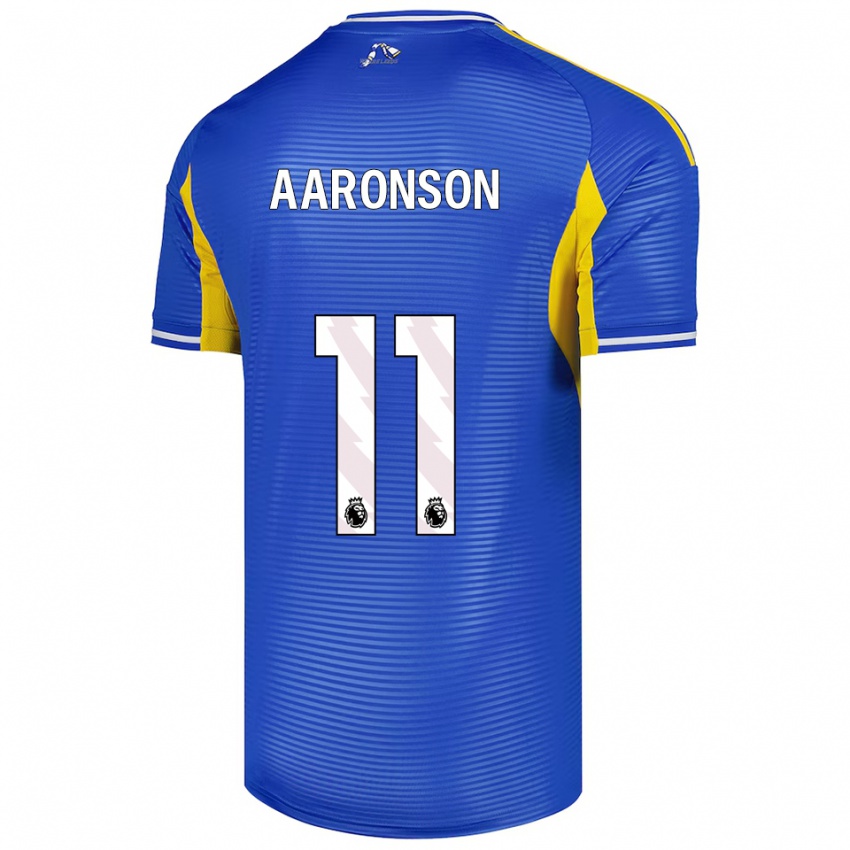 גברים ברנדן ארונסון #11 כחול צהוב הרחק ג'רזי 2025/26 חולצה קצרה