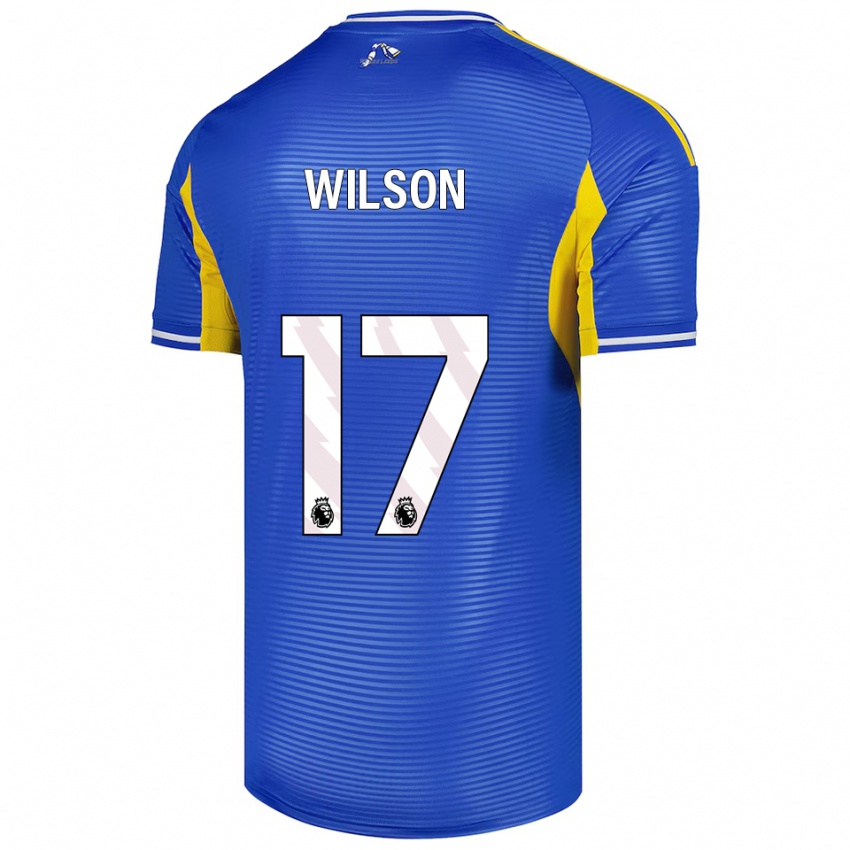 גברים מרלי ווילסון #17 כחול צהוב הרחק ג'רזי 2025/26 חולצה קצרה
