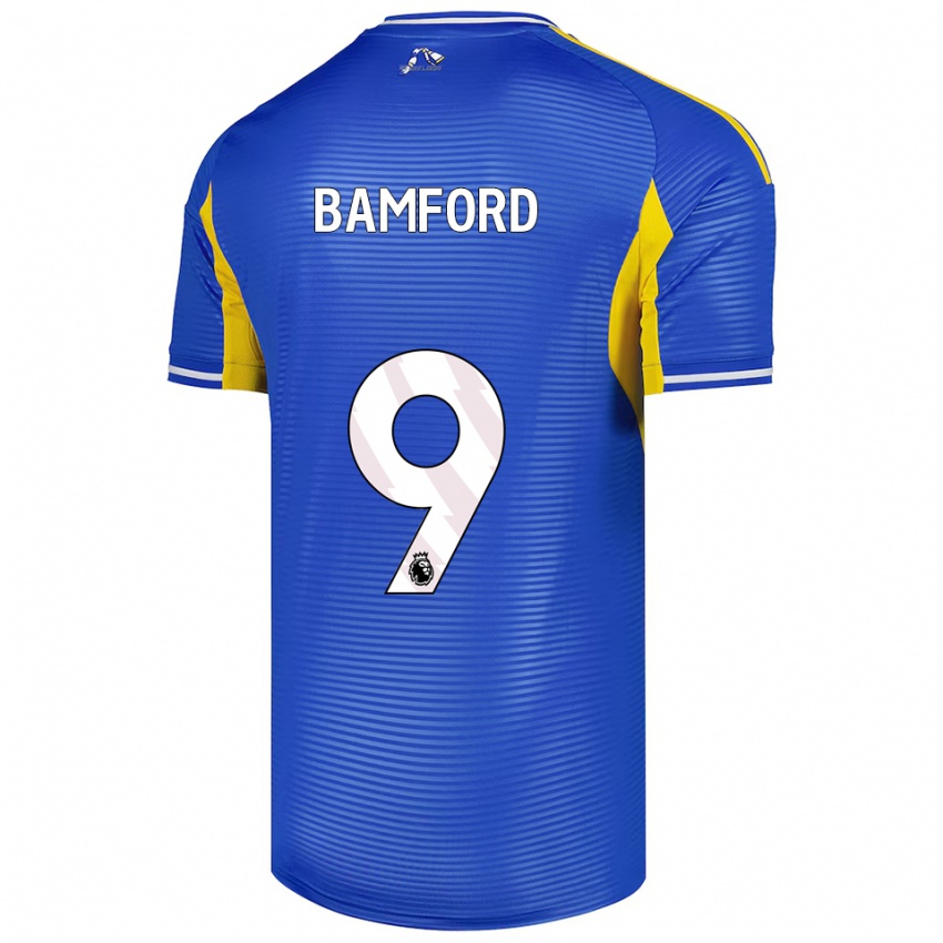 גברים פטריק במפורד #9 כחול צהוב הרחק ג'רזי 2025/26 חולצה קצרה