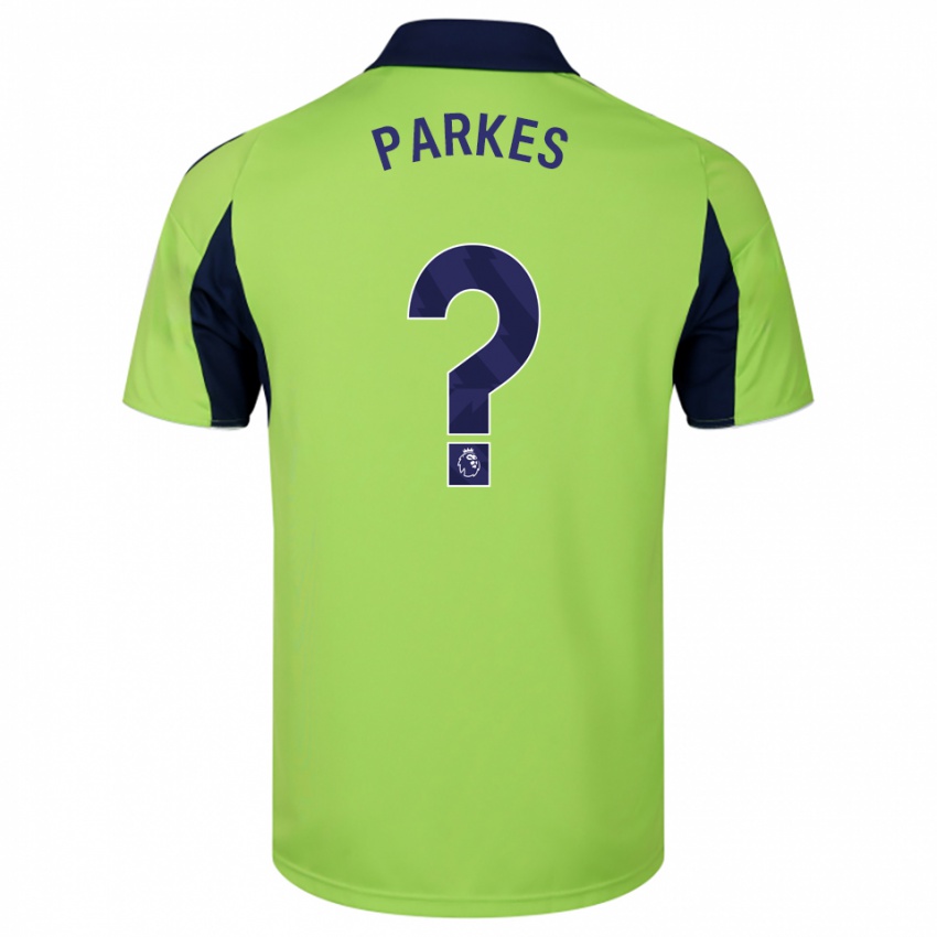 גברים סטפן צ׳ארלס ארל פארקס #0 ירוק נייבי לבן הרחק ג'רזי 2025/26 חולצה קצרה