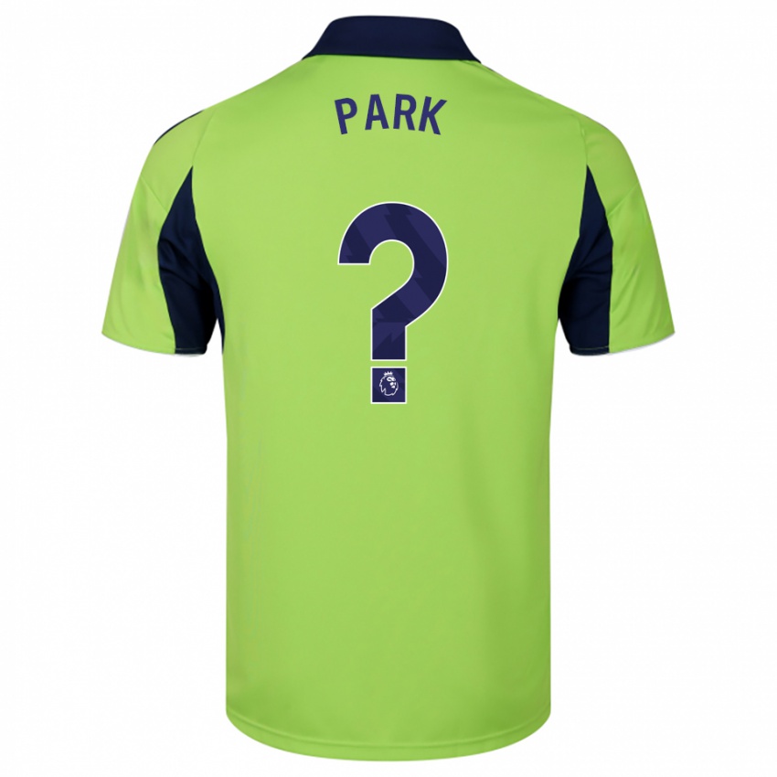 גברים Damon Park #0 ירוק נייבי לבן הרחק ג'רזי 2025/26 חולצה קצרה