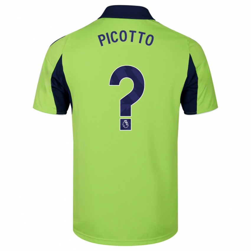 גברים Luca Picotto #0 ירוק נייבי לבן הרחק ג'רזי 2025/26 חולצה קצרה