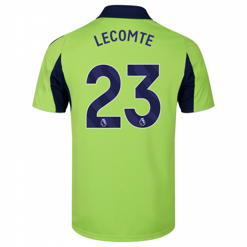 גברים בנז'מן לקונט #23 ירוק נייבי לבן הרחק ג'רזי 2025/26 חולצה קצרה