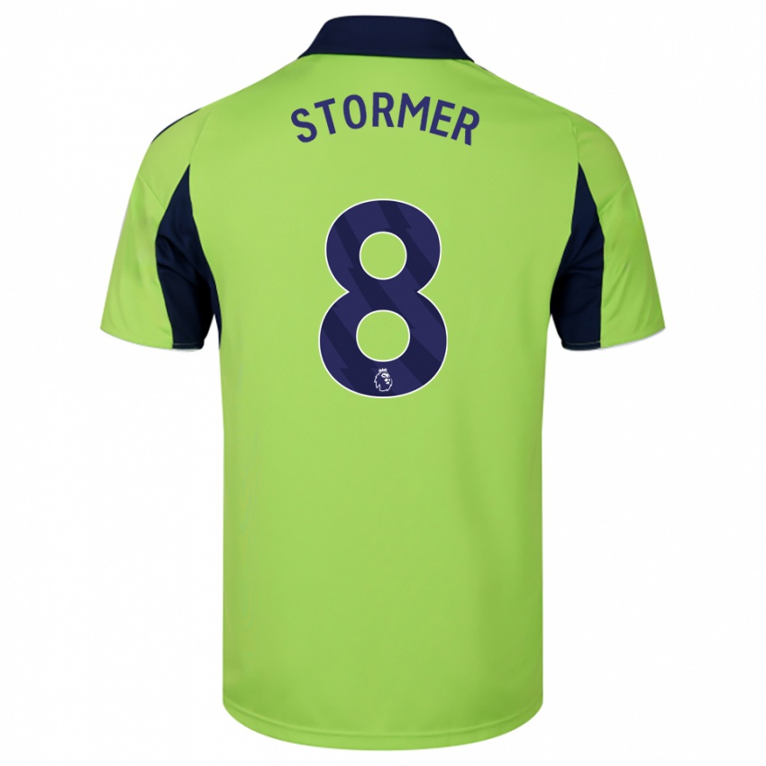 גברים Becky Stormer #8 ירוק נייבי לבן הרחק ג'רזי 2025/26 חולצה קצרה