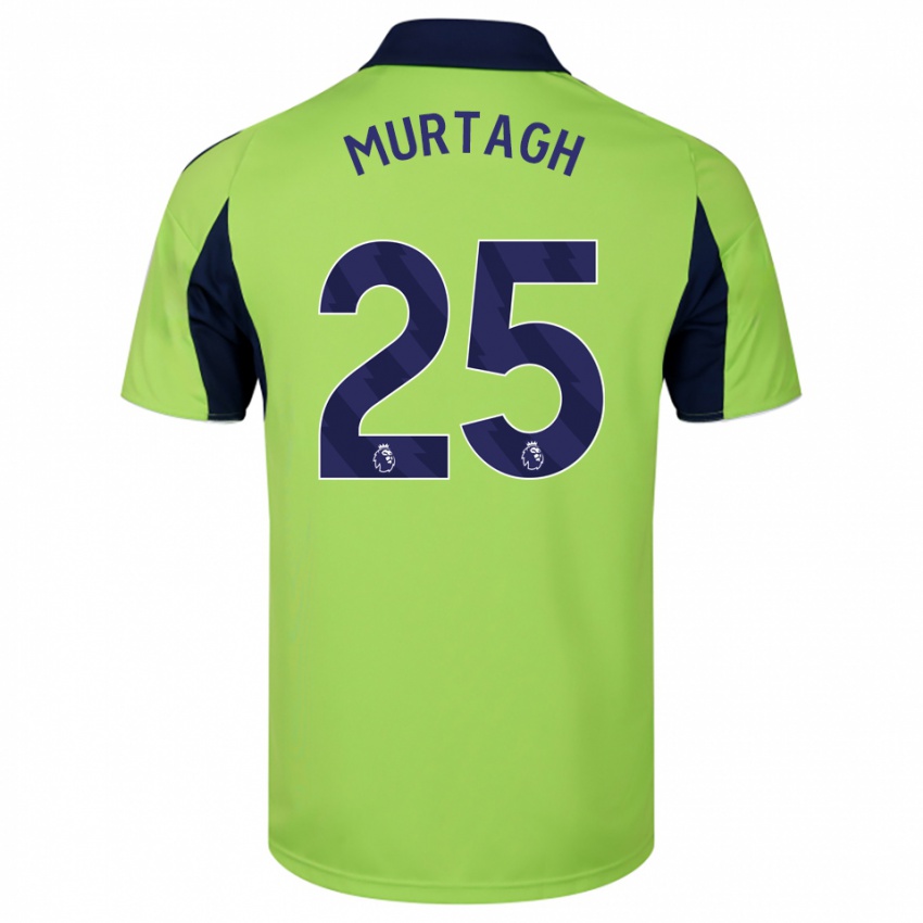 גברים Ruby Murtagh #25 ירוק נייבי לבן הרחק ג'רזי 2025/26 חולצה קצרה