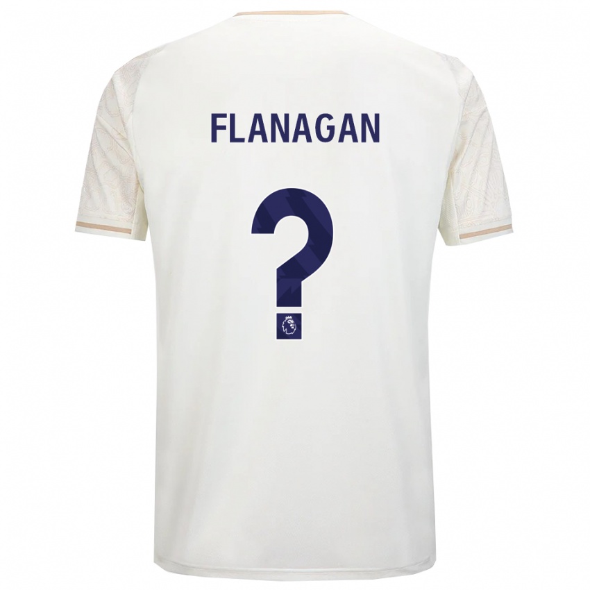 גברים תיאו פלנגן #0 לבן מלוכלך שחור הרחק ג'רזי 2025/26 חולצה קצרה