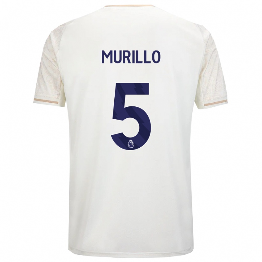 גברים מורילו #5 לבן מלוכלך שחור הרחק ג'רזי 2025/26 חולצה קצרה