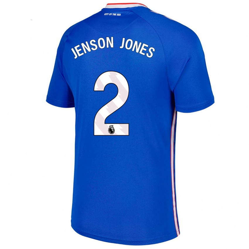 גברים ינסון ארון ג׳ונס #2 כחול לבן הרחק ג'רזי 2025/26 חולצה קצרה