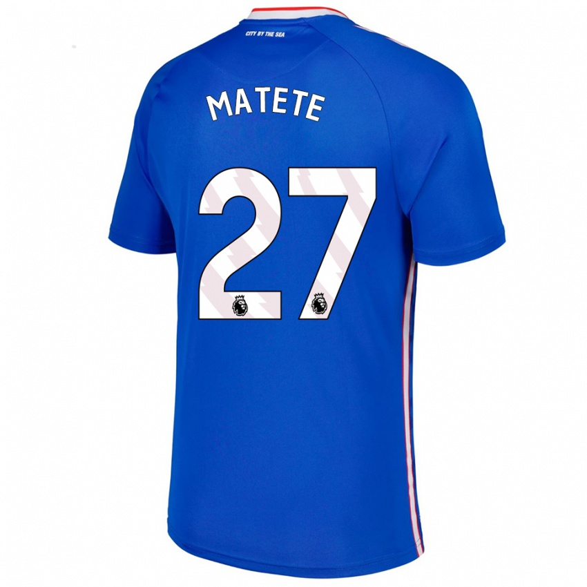 גברים ג'יי מטיט #27 כחול לבן הרחק ג'רזי 2025/26 חולצה קצרה