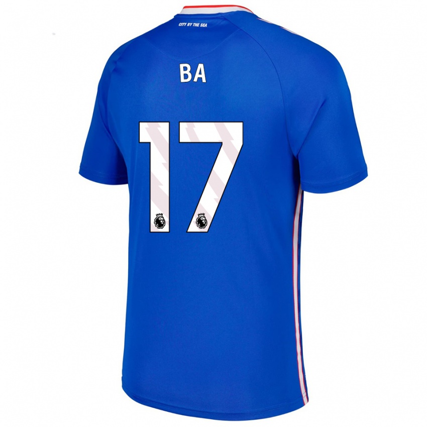 גברים עבדאללה בה #17 כחול לבן הרחק ג'רזי 2025/26 חולצה קצרה