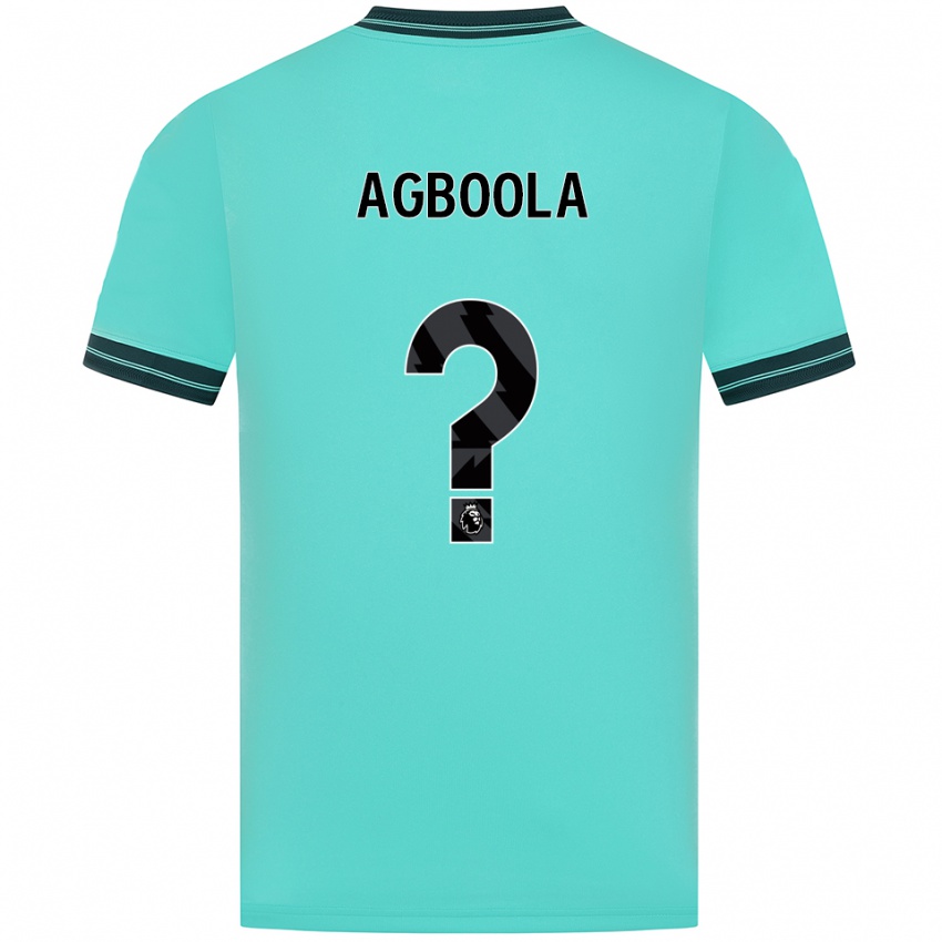 גברים Michael Agboola #0 תכלת ירוק הרחק ג'רזי 2025/26 חולצה קצרה