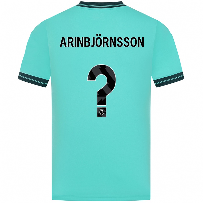גברים פאלמי ראן ארינביארנסון #0 תכלת ירוק הרחק ג'רזי 2025/26 חולצה קצרה