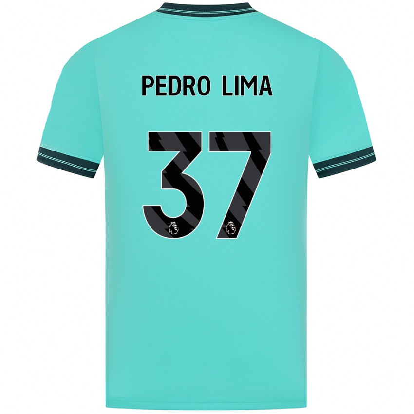 גברים פדרו לימה #37 תכלת ירוק הרחק ג'רזי 2025/26 חולצה קצרה