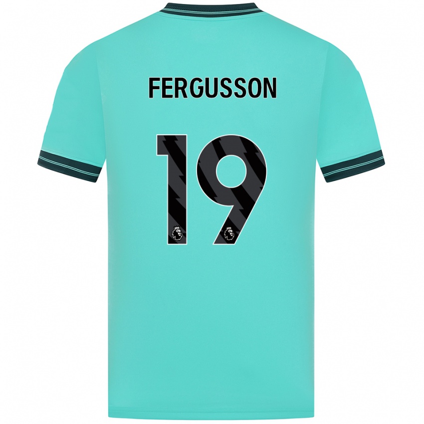 גברים Liv Fergusson #19 תכלת ירוק הרחק ג'רזי 2025/26 חולצה קצרה