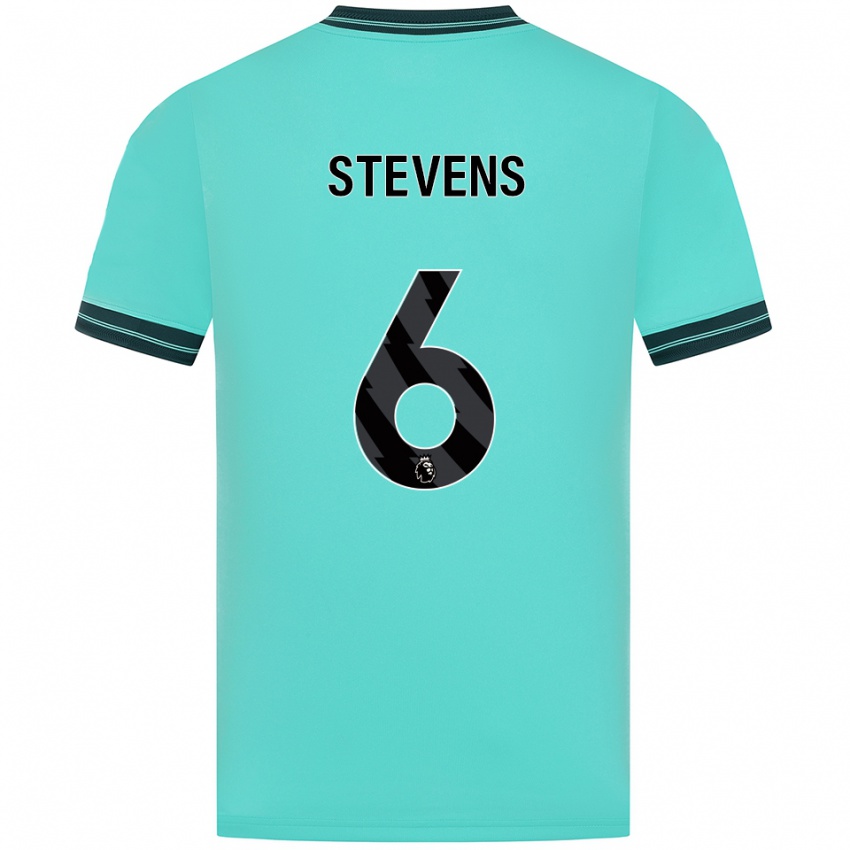 גברים Mason Stevens #6 תכלת ירוק הרחק ג'רזי 2025/26 חולצה קצרה