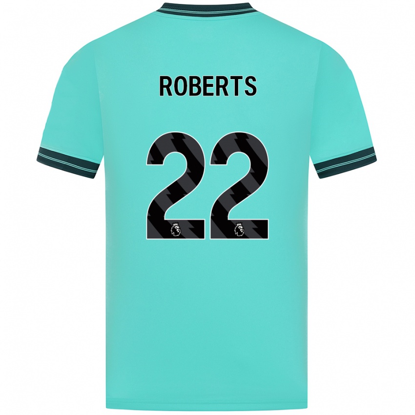 גברים Beth Roberts #22 תכלת ירוק הרחק ג'רזי 2025/26 חולצה קצרה