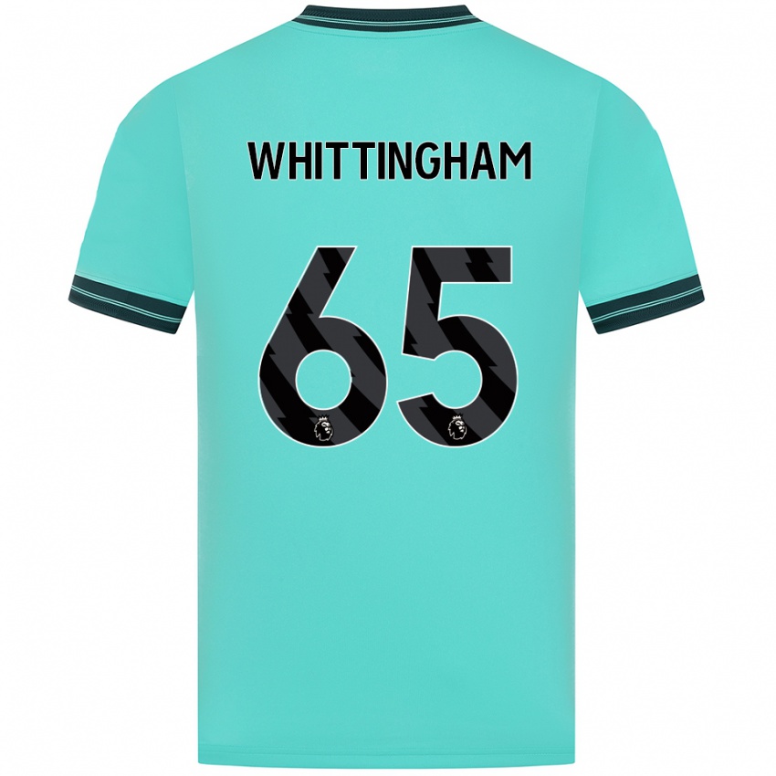 גברים Matthew Whittingham #65 תכלת ירוק הרחק ג'רזי 2025/26 חולצה קצרה