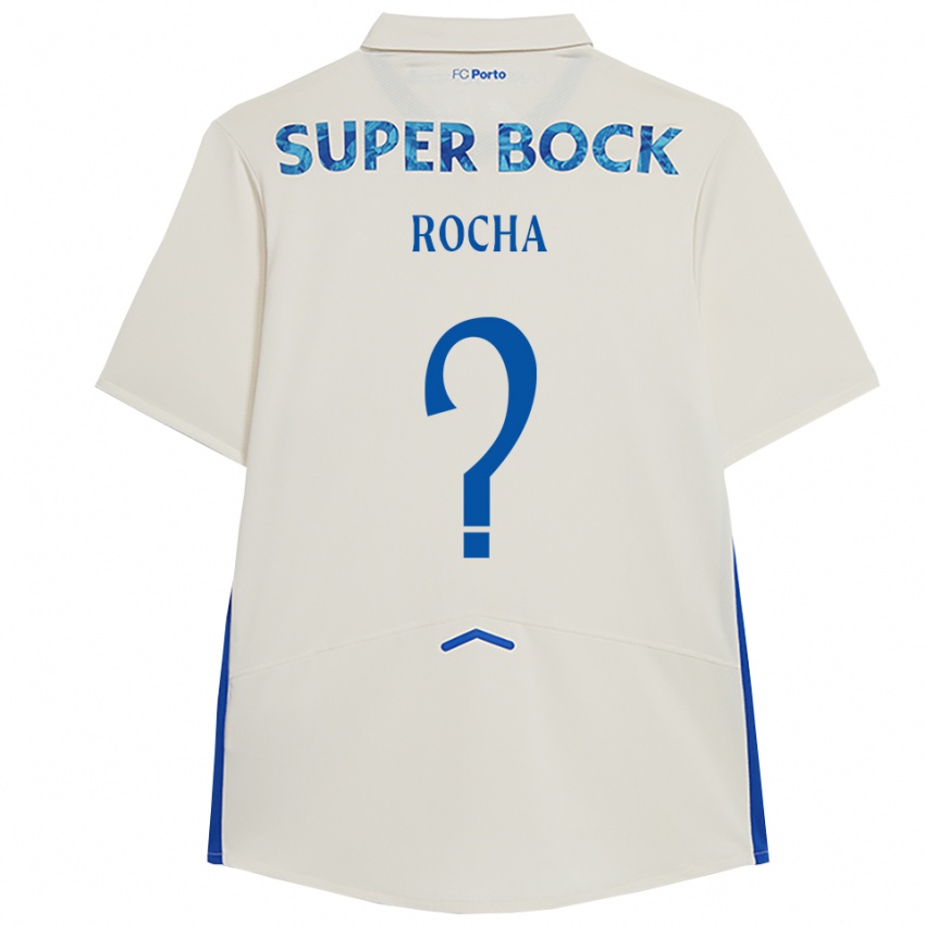 גברים Miguel Rocha #0 לבן כחול ג'רזי קיט שלישי 2025/26 חולצה קצרה