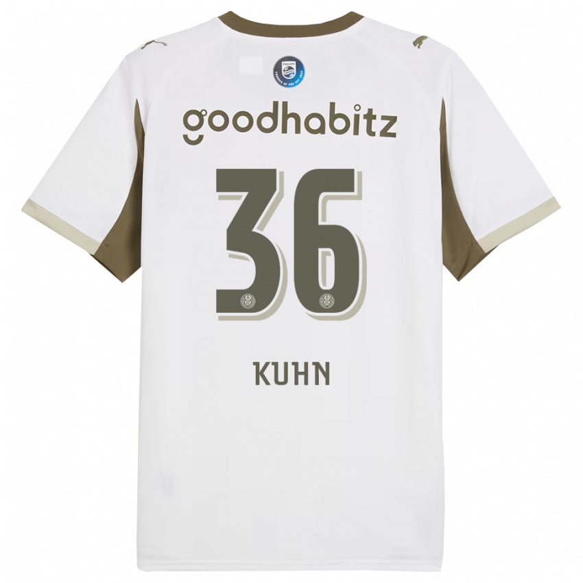 גברים ווסל קון #36 לבן אפור ג'רזי קיט שלישי 2025/26 חולצה קצרה גברים ווסל קון #36 לבן אפור ג'רזי קיט שלישי 2025/26 חולצה קצרה