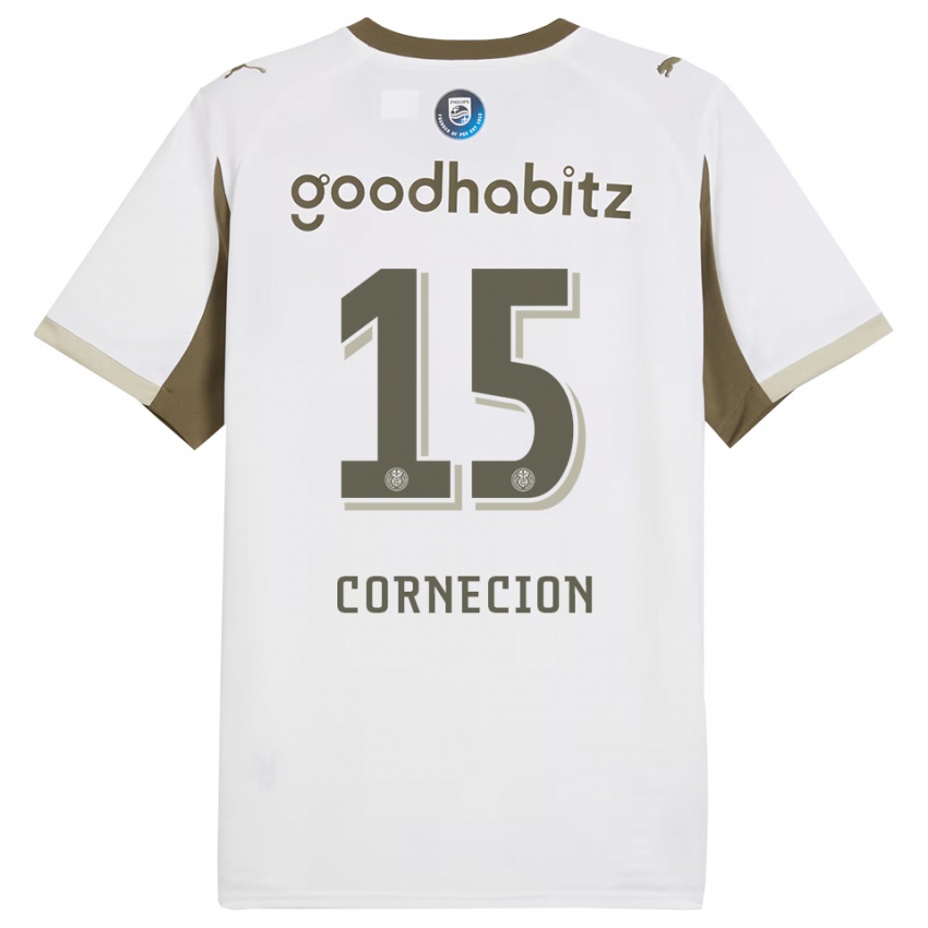 גברים Shuryjano Cornecion #15 לבן אפור ג'רזי קיט שלישי 2025/26 חולצה קצרה