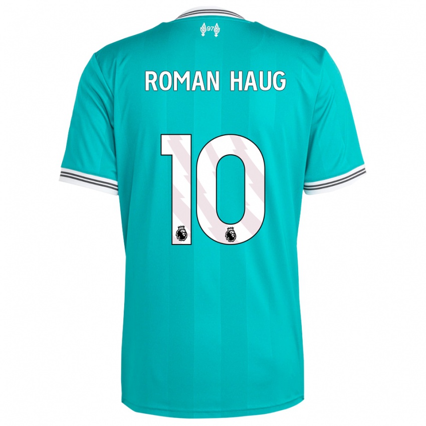 גברים סופי רומן האוג #10 ירוק לבן ג'רזי קיט שלישי 2025/26 חולצה קצרה