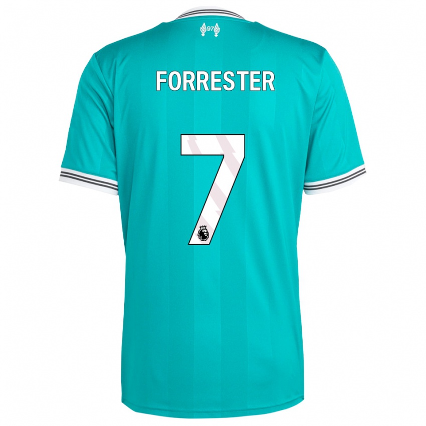 גברים Lamore Forrester #7 ירוק לבן ג'רזי קיט שלישי 2025/26 חולצה קצרה