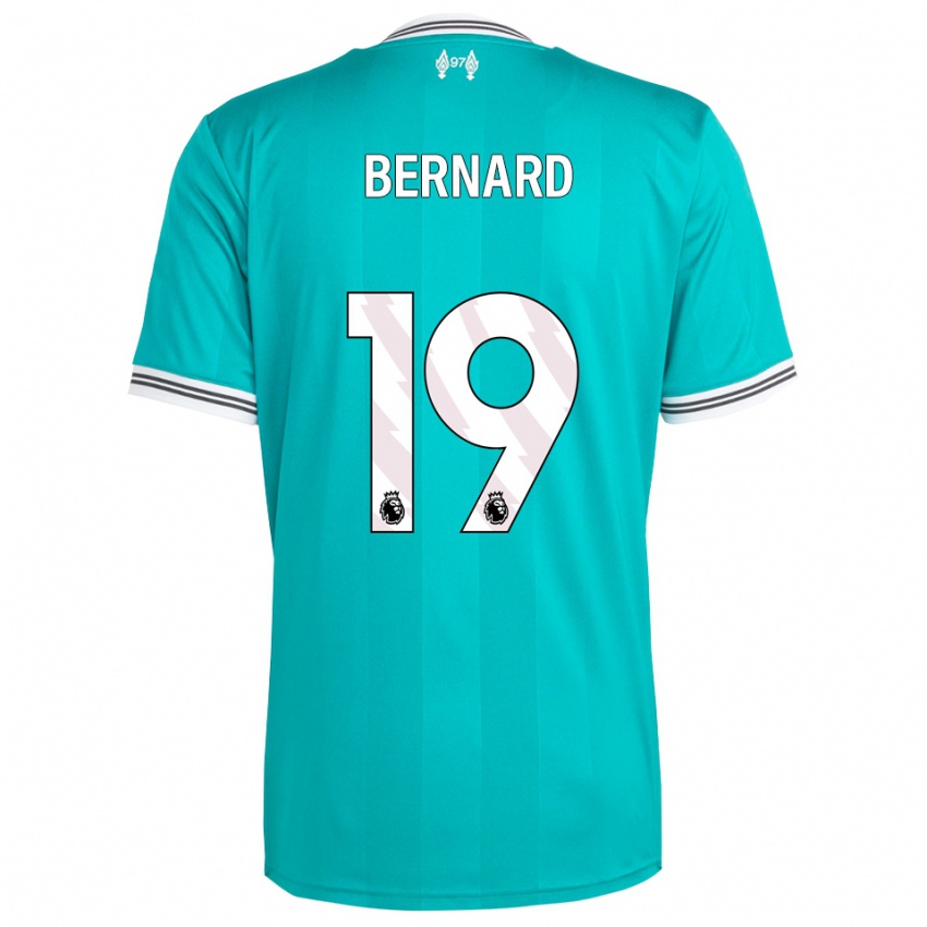 גברים Dj Bernard #19 ירוק לבן ג'רזי קיט שלישי 2025/26 חולצה קצרה