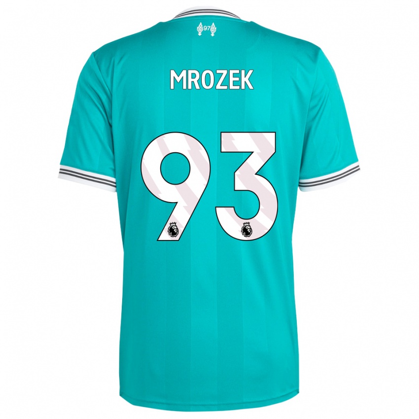 גברים פביאן מרוזק #93 ירוק לבן ג'רזי קיט שלישי 2025/26 חולצה קצרה