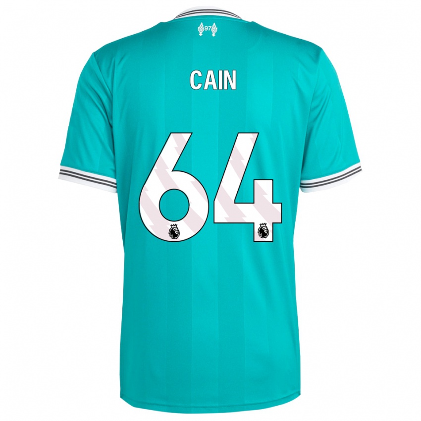 גברים ג'ייק קיין #64 ירוק לבן ג'רזי קיט שלישי 2025/26 חולצה קצרה