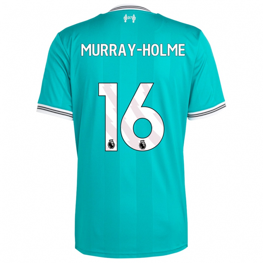 גברים Hadyn Murray-Holme #16 ירוק לבן ג'רזי קיט שלישי 2025/26 חולצה קצרה