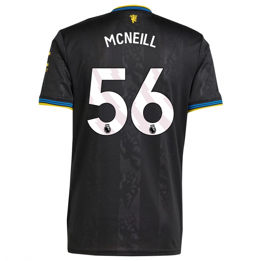 גברים צ'רלי מקניל #56 שחור צהוב כחול ג'רזי קיט שלישי 2025/26 חולצה קצרה