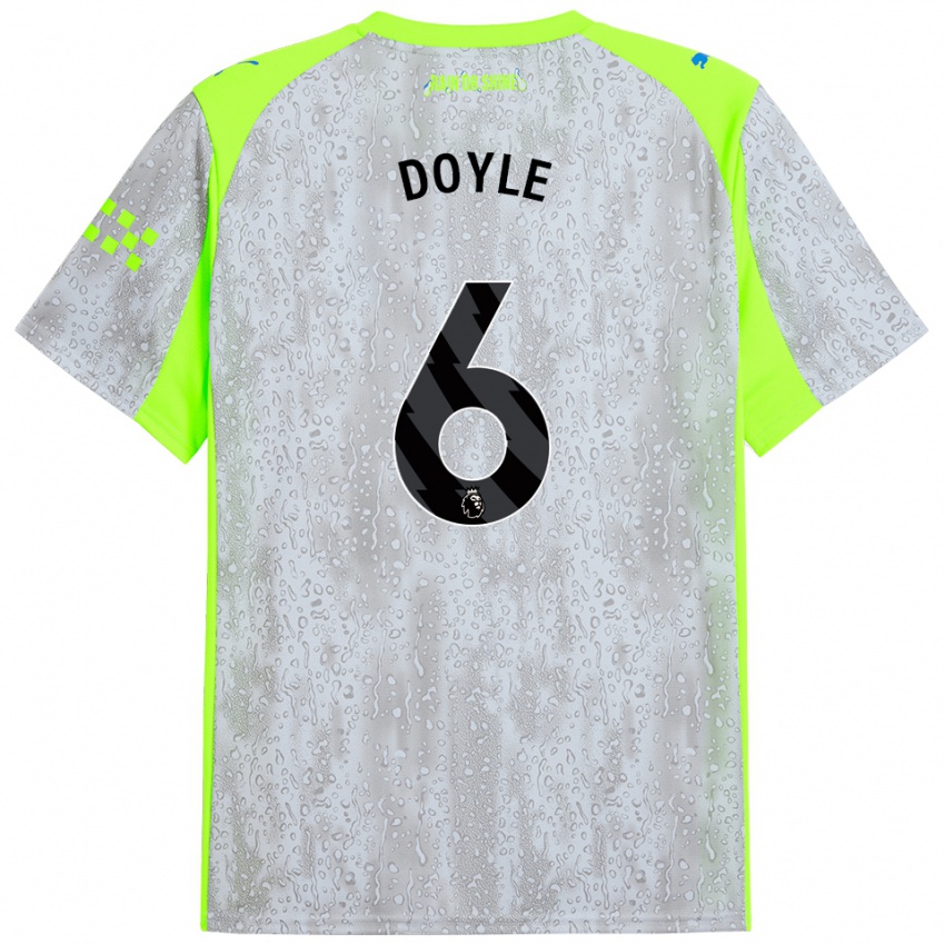 גברים קאלום דויל #6 אפור צהוב ג'רזי קיט שלישי 2025/26 חולצה קצרה