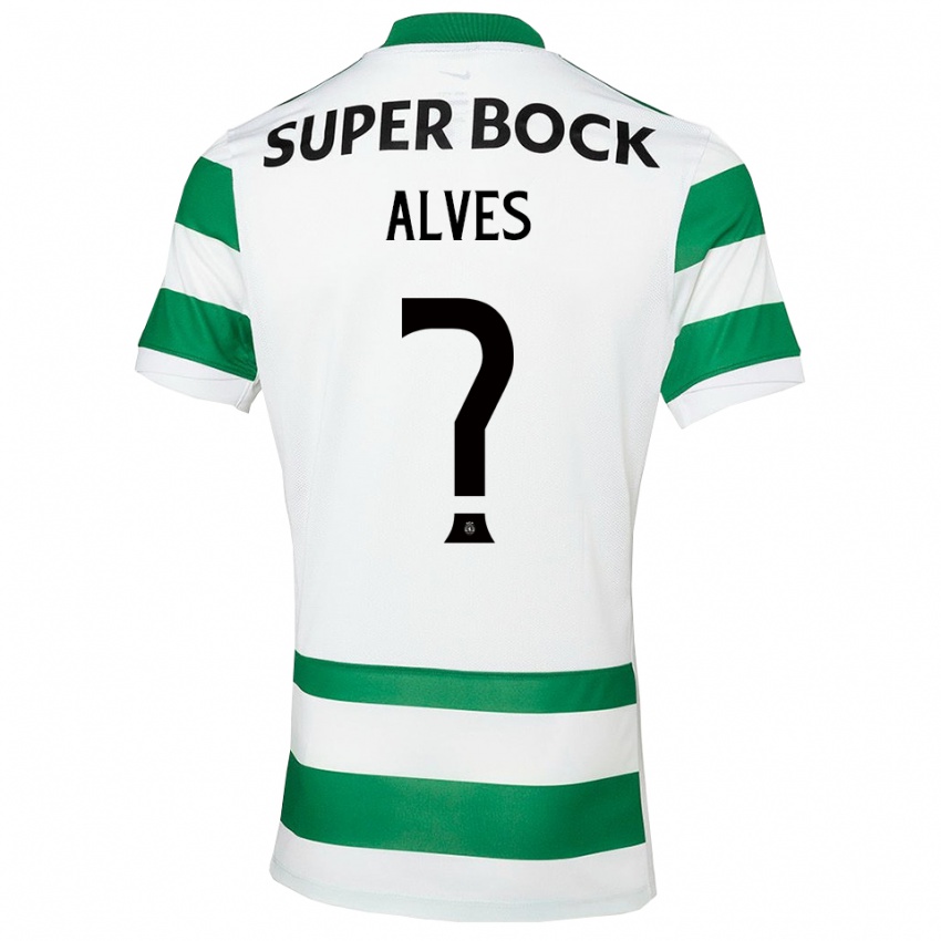 נשים גילרמה אלבס #0 ירוק לבן ג'רזי ביתית 2025/26 חולצה קצרה