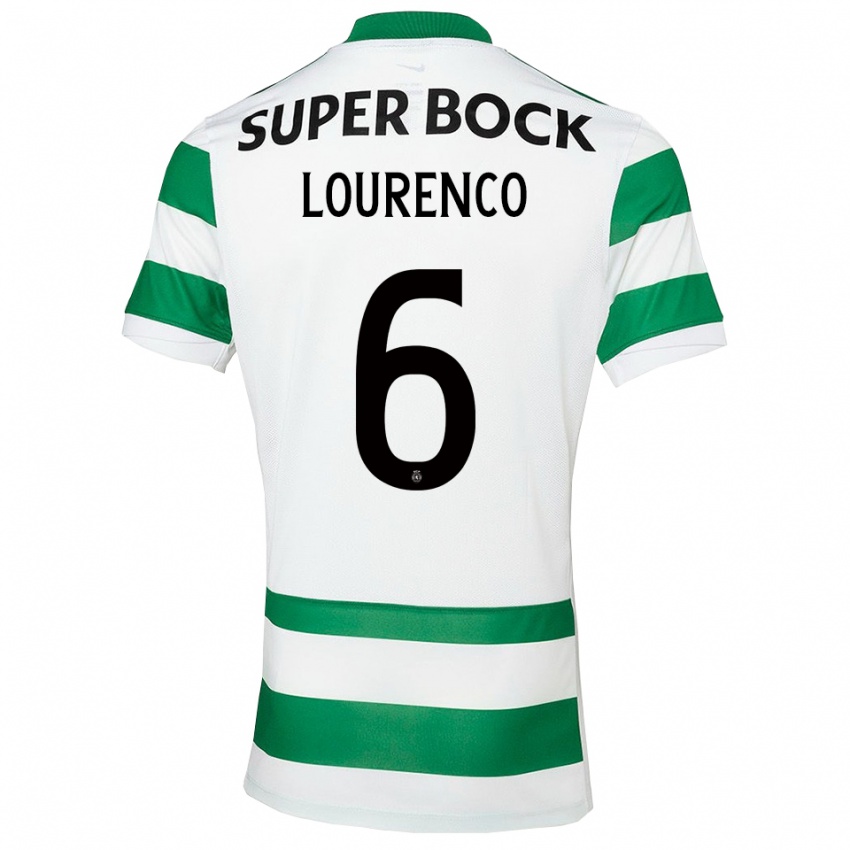 נשים ברונה לורנסו אורבנו קוסטה #6 ירוק לבן ג'רזי ביתית 2025/26 חולצה קצרה