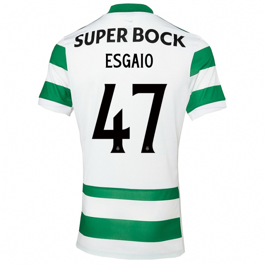 נשים ריקרדו אסגאיו #47 ירוק לבן ג'רזי ביתית 2025/26 חולצה קצרה