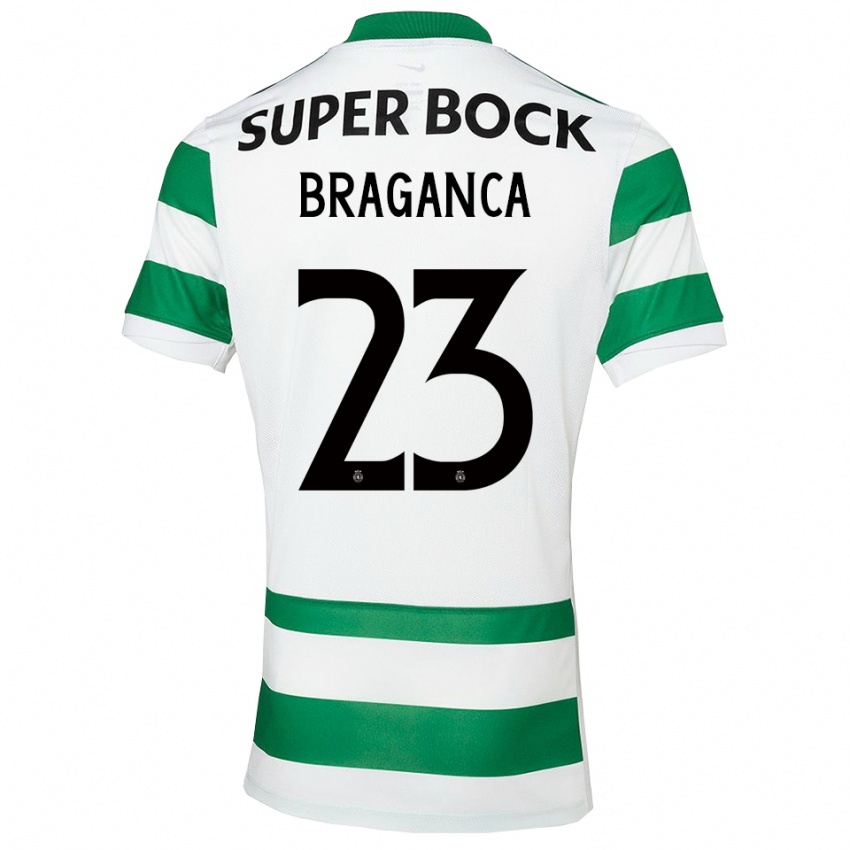 נשים דניאל בראגאנסה #23 ירוק לבן ג'רזי ביתית 2025/26 חולצה קצרה