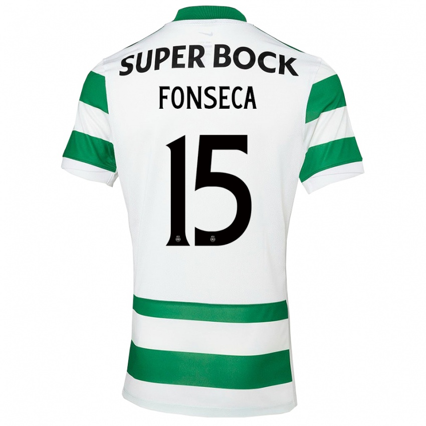 נשים ביאטריס פינה פונסקה #15 ירוק לבן ג'רזי ביתית 2025/26 חולצה קצרה