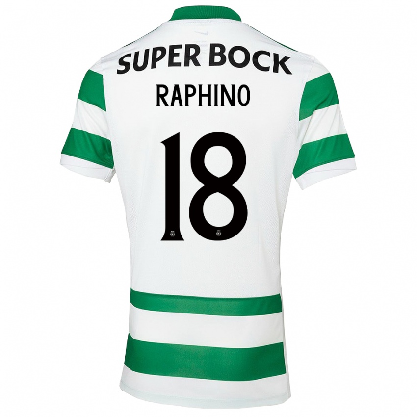 נשים בריטני רפינו #18 ירוק לבן ג'רזי ביתית 2025/26 חולצה קצרה