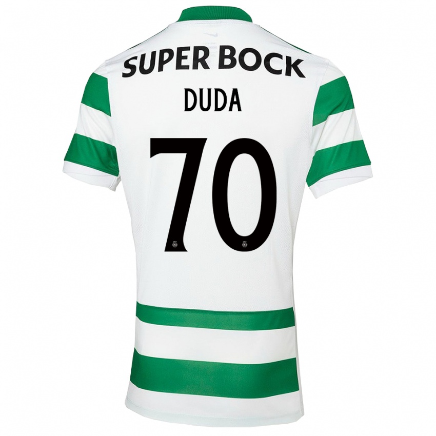 נשים דודה #70 ירוק לבן ג'רזי ביתית 2025/26 חולצה קצרה