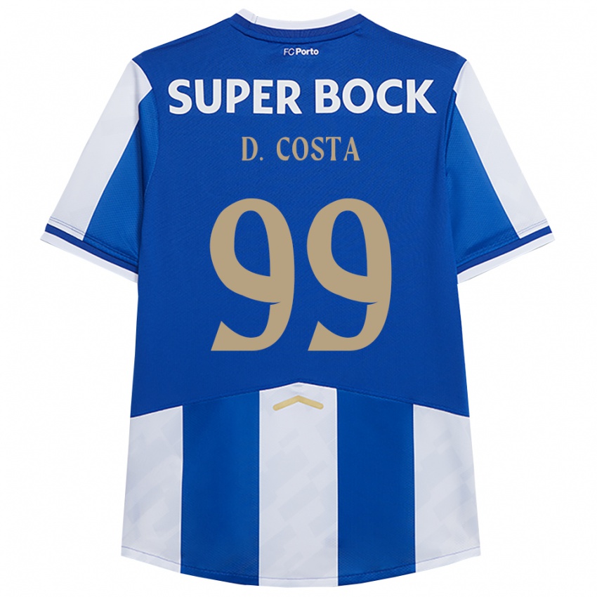 נשים דיוגו קוסטה #99 כחול לבן ג'רזי ביתית 2025/26 חולצה קצרה