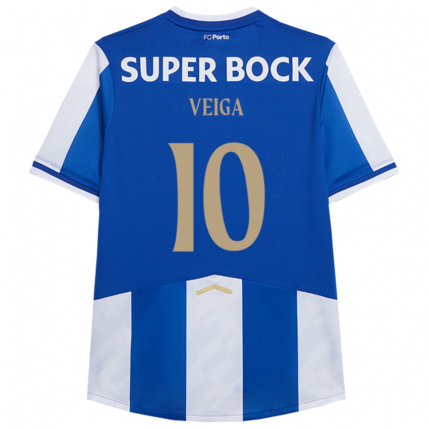 נשים גברי וייגה #10 כחול לבן ג'רזי ביתית 2025/26 חולצה קצרה