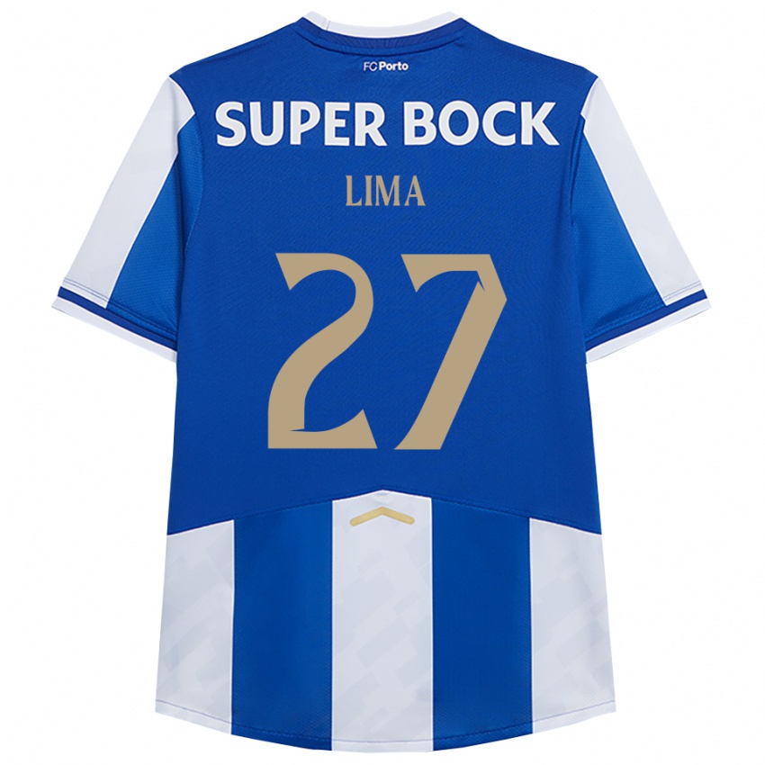 נשים קלאודיה לימה #27 כחול לבן ג'רזי ביתית 2025/26 חולצה קצרה