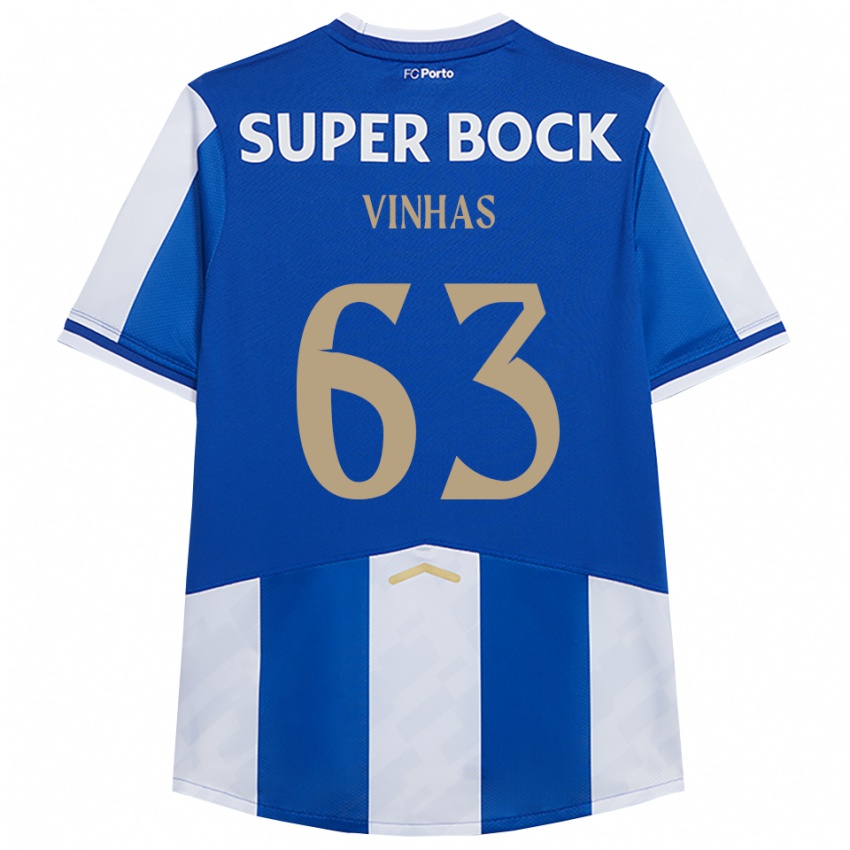 נשים דייוויד מוטה וינהאס #63 כחול לבן ג'רזי ביתית 2025/26 חולצה קצרה