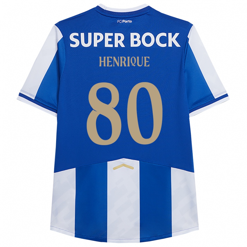 נשים קאיו הנריק דיאוגו דומינגוס #80 כחול לבן ג'רזי ביתית 2025/26 חולצה קצרה