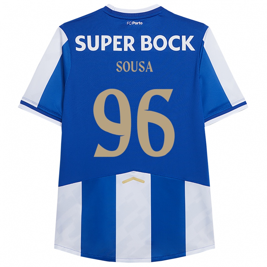 נשים Filipe Sousa #96 כחול לבן ג'רזי ביתית 2025/26 חולצה קצרה