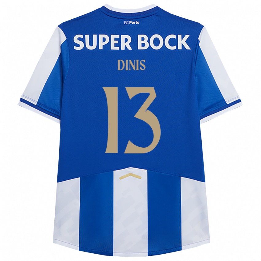 נשים ואסקו פרואנקה דיניס #13 כחול לבן ג'רזי ביתית 2025/26 חולצה קצרה