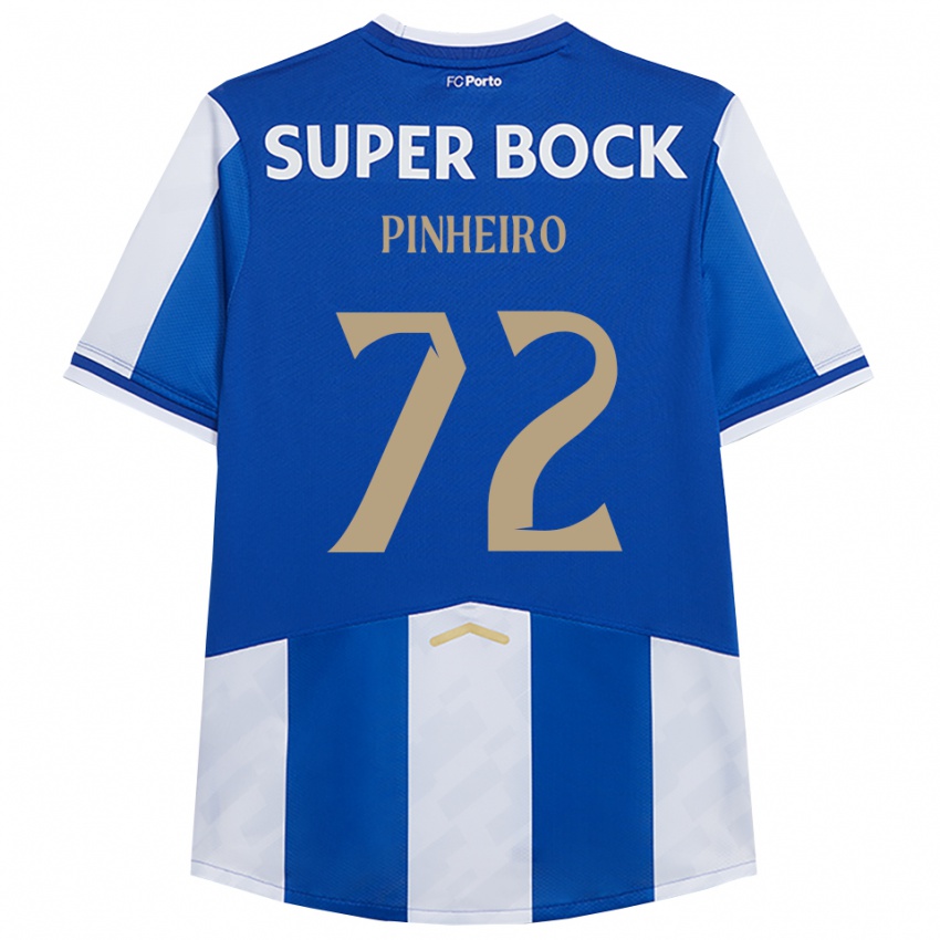 נשים Rodrigo Pinheiro #72 כחול לבן ג'רזי ביתית 2025/26 חולצה קצרה