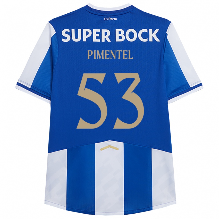 נשים אריק פימנטל #53 כחול לבן ג'רזי ביתית 2025/26 חולצה קצרה