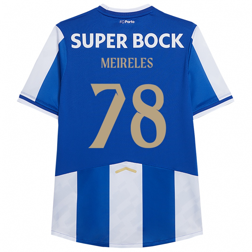 נשים חורחה מיירלש #78 כחול לבן ג'רזי ביתית 2025/26 חולצה קצרה